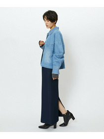 【feerique】【Lサイズ】feerique　デニムシャツブルゾン 詳細画像 ブルー 9