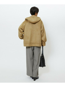 【feerique】【Lサイズ】feerique モヘアシャギーフードブルゾン 詳細画像 キャメル 25