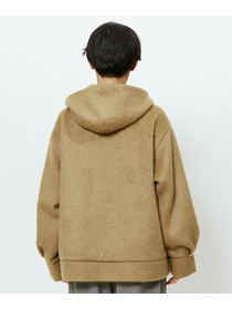 【feerique】【Lサイズ】feerique モヘアシャギーフードブルゾン 詳細画像 キャメル 30