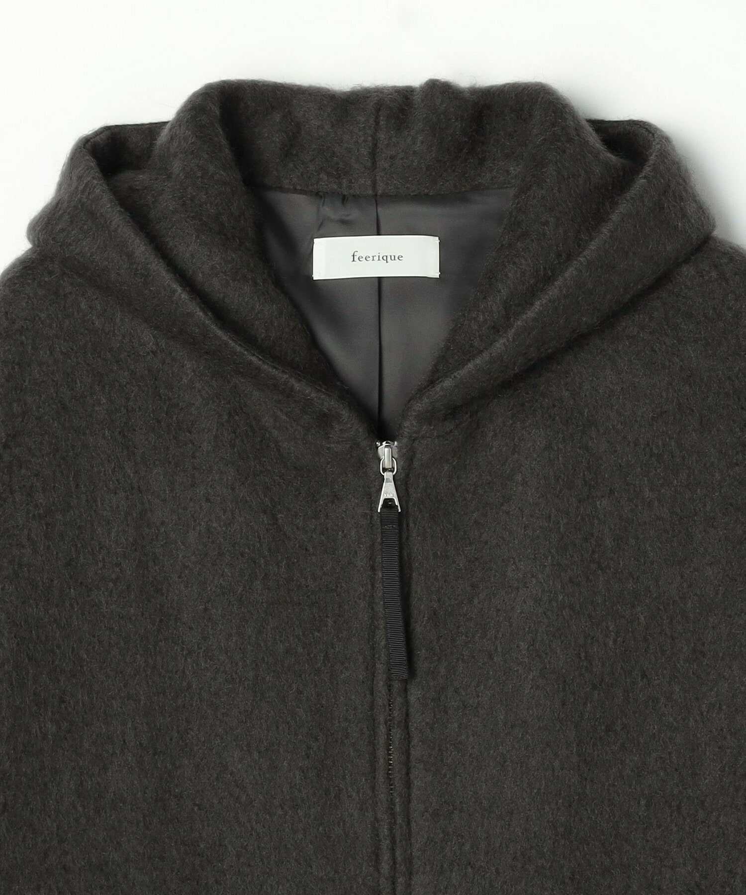 【feerique】【Lサイズ】feerique モヘアシャギーフードブルゾン 詳細画像 キャメル 1