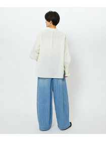 【feerique】【Lサイズ】feerique　デニムコクーンシルエットワイドパンツ 詳細画像 ブルー 19