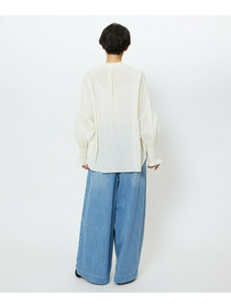 【feerique】【Lサイズ】feerique　デニムコクーンシルエットワイドパンツ 詳細画像 ブルー 20