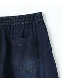 【feerique】【Lサイズ】feerique　デニムコクーンシルエットワイドパンツ 詳細画像 ブルー 3