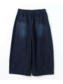 【feerique】【Lサイズ】feerique　デニムコクーンシルエットワイドパンツ 詳細画像 ブルー 6