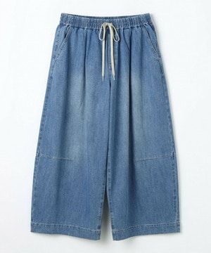 【feerique】【Lサイズ】feerique　デニムコクーンシルエットワイドパンツ 詳細画像 ブルー 1