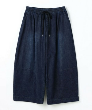 【feerique】【Lサイズ】feerique　デニムコクーンシルエットワイドパンツ 詳細画像 ネイビー 1