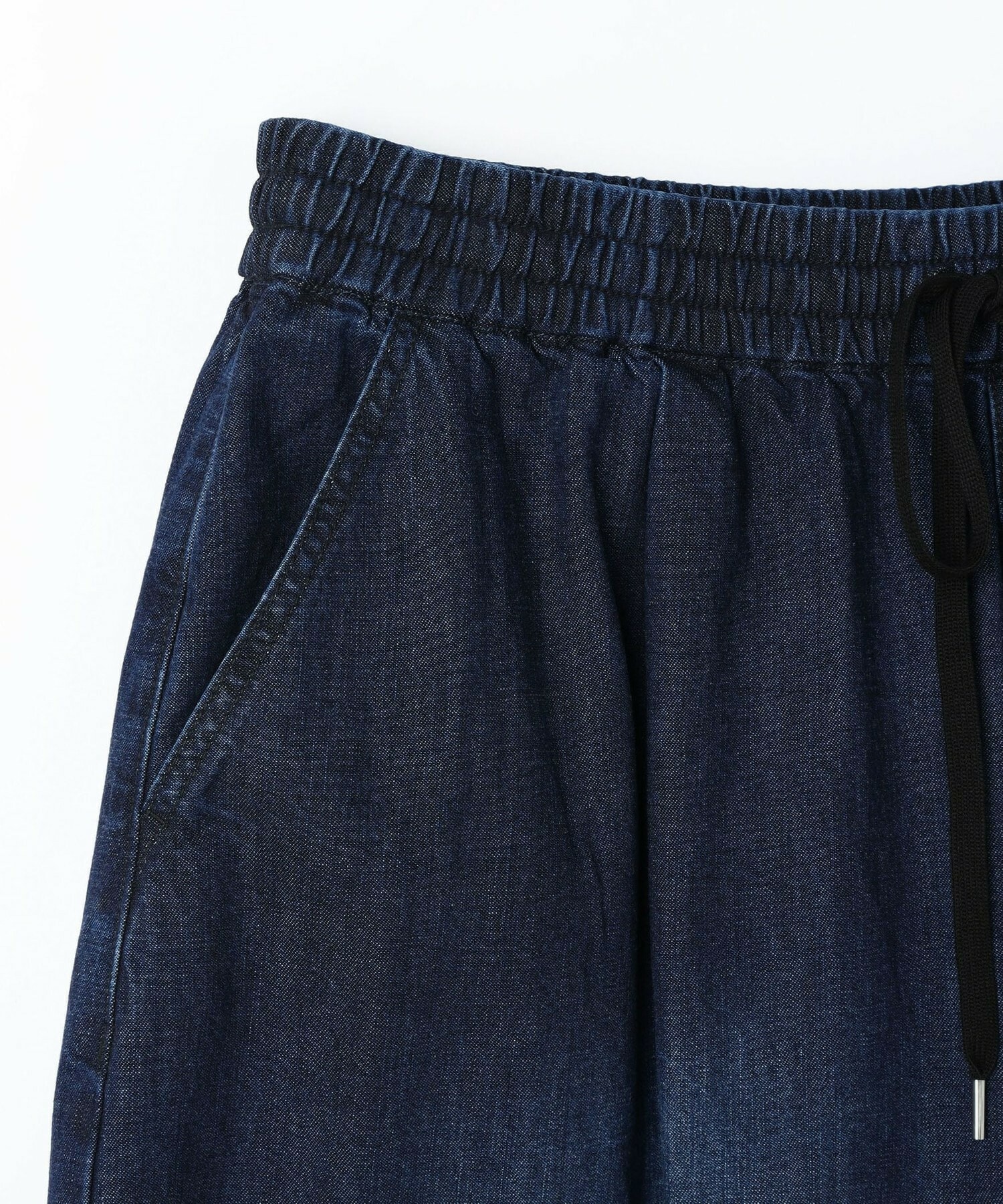 【feerique】【Lサイズ】feerique　デニムコクーンシルエットワイドパンツ 詳細画像 ブルー 2