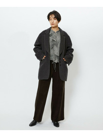 【feerique】【Lサイズ】feerique 6wコーデュロイイージーパンツ 詳細画像 ブラウン 14