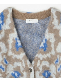 【feerique】【Lサイズ】feerique シャギーJQカーディガン 詳細画像 ブラウン 1