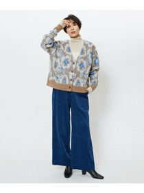 【feerique】【Lサイズ】feerique シャギーJQカーディガン 詳細画像 ブラウン 7