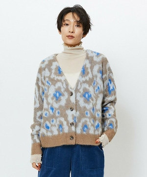 【feerique】【Lサイズ】feerique シャギーJQカーディガン 詳細画像 ブラウン 2