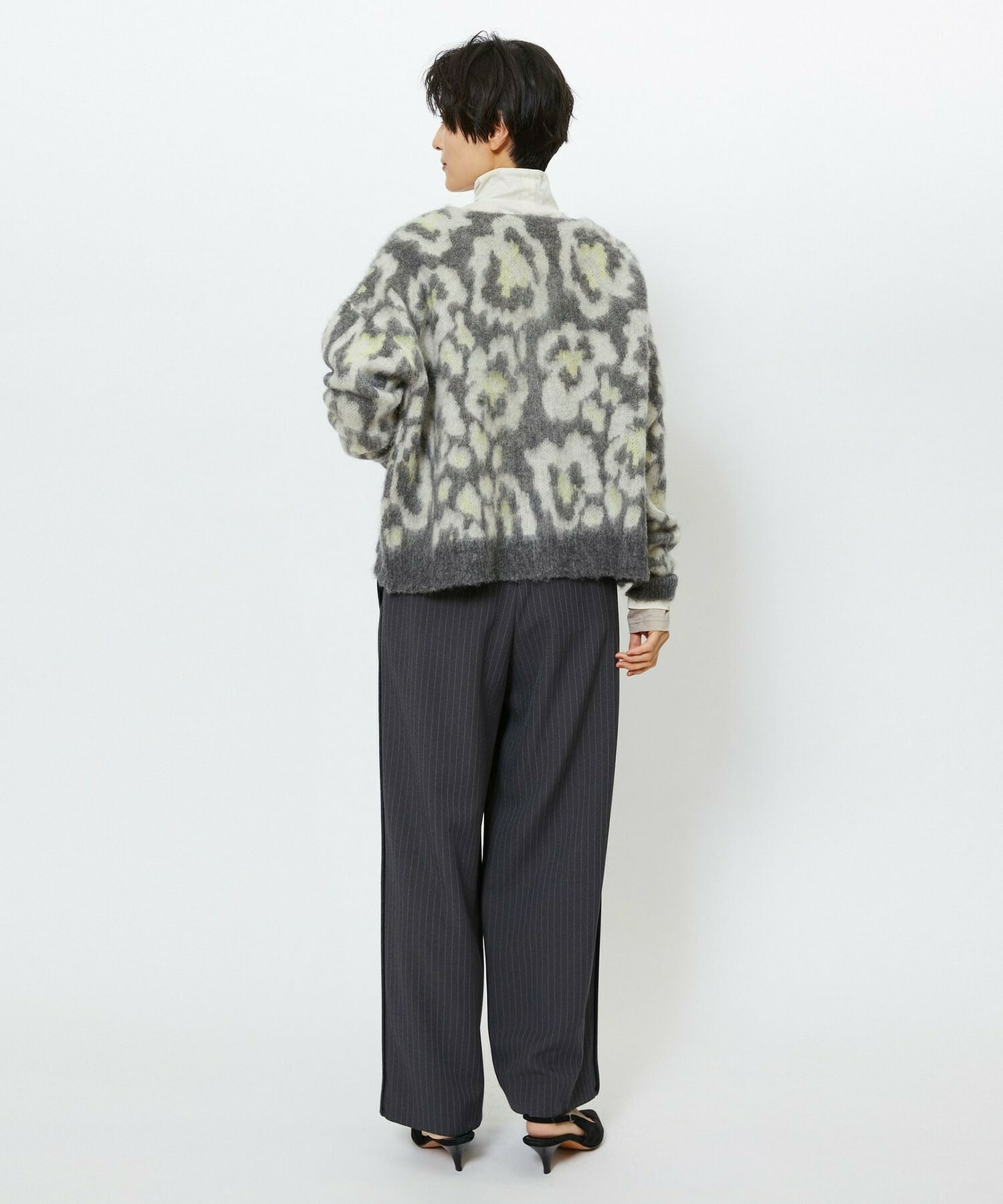 【feerique】【Lサイズ】feerique シャギーJQカーディガン 詳細画像 ブラウン 21