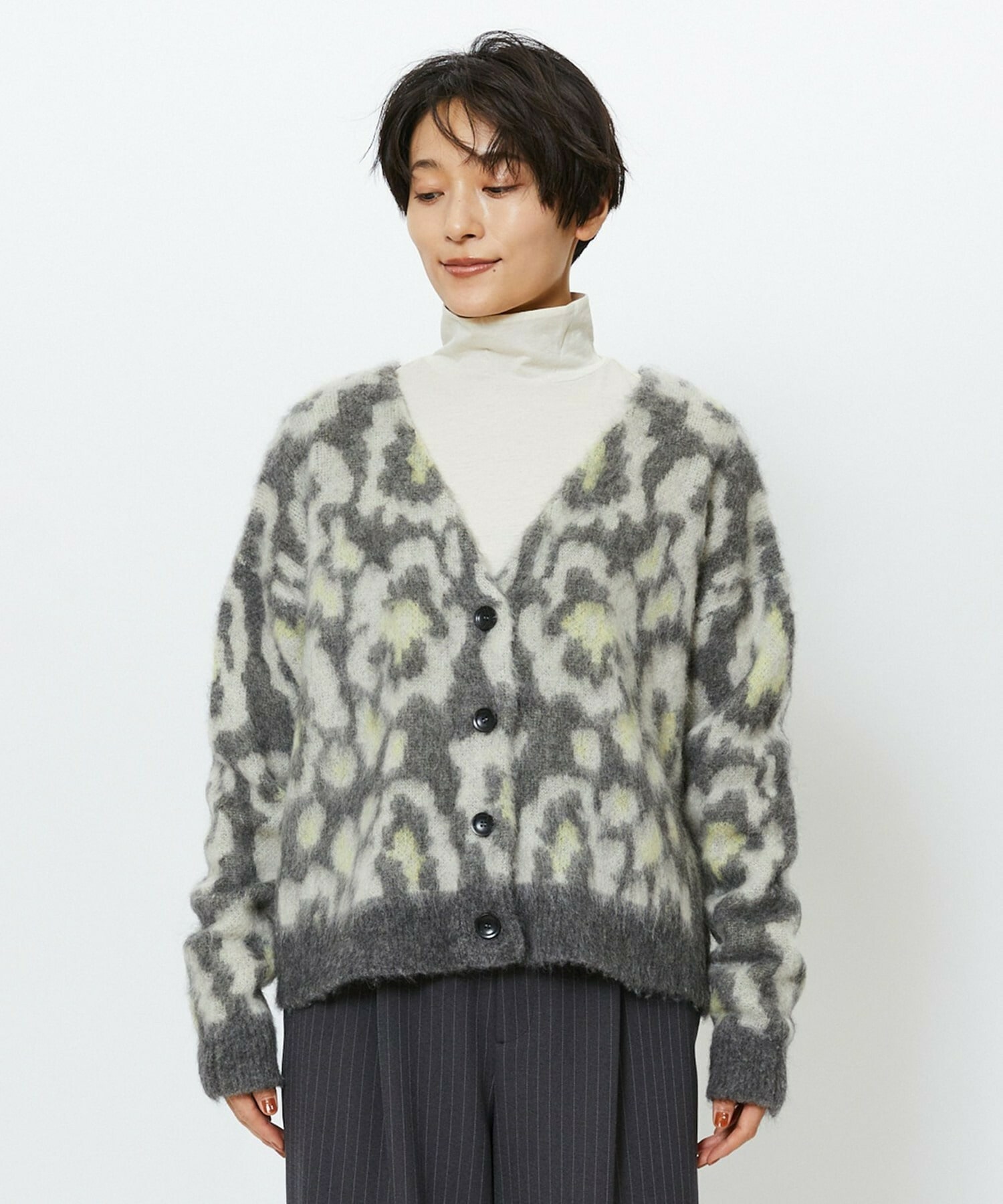 【feerique】【Lサイズ】feerique シャギーJQカーディガン 詳細画像 ブラウン 26