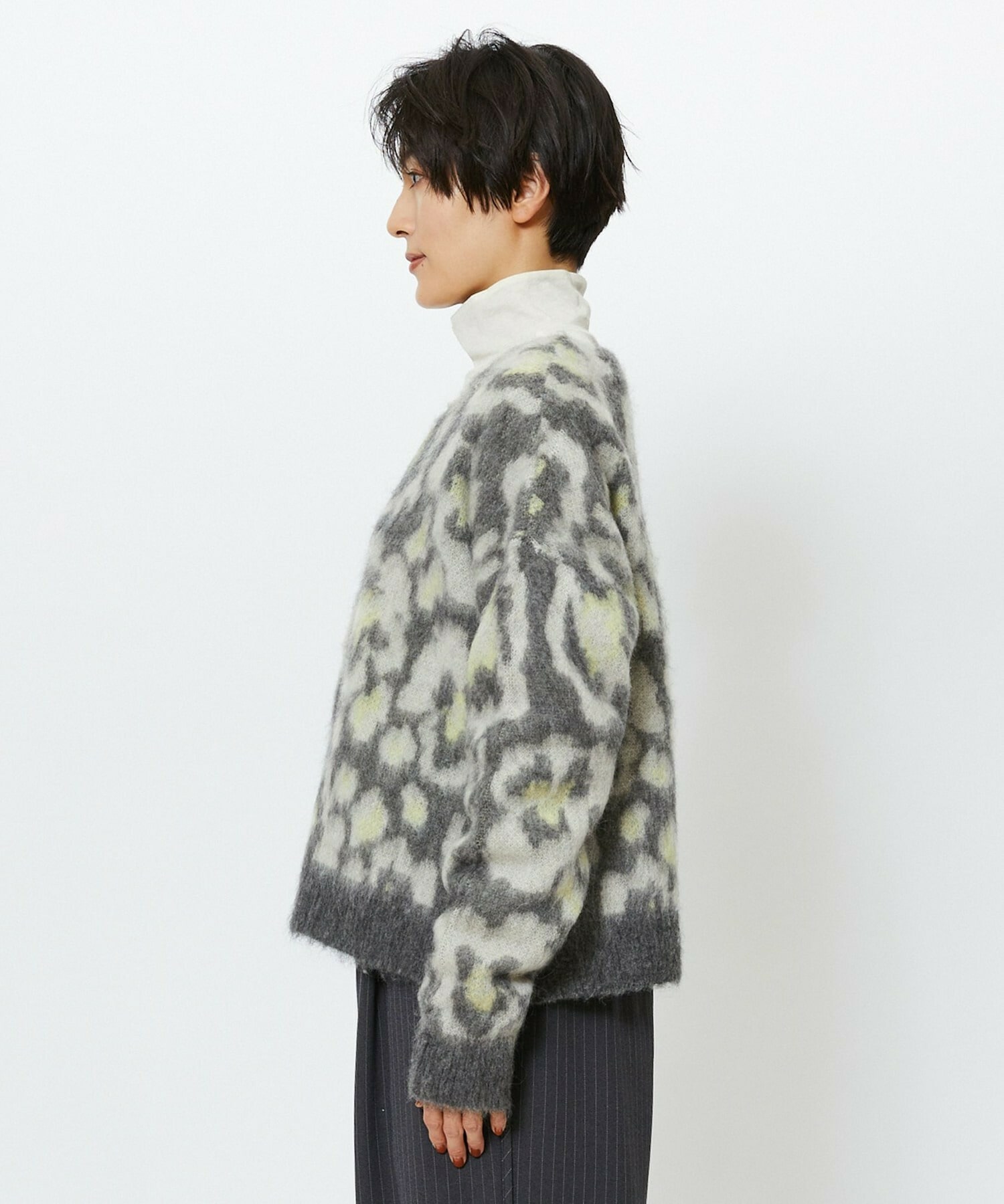 【feerique】【Lサイズ】feerique シャギーJQカーディガン 詳細画像 ブラウン 27