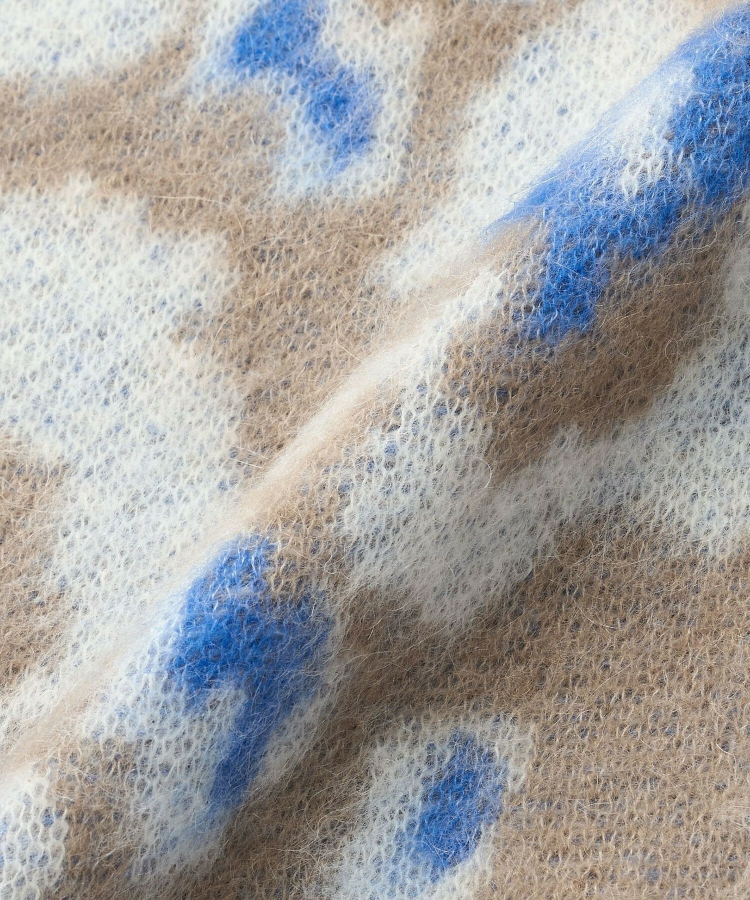 【feerique】【Lサイズ】feerique シャギーJQカーディガン 詳細画像 ブラウン 4