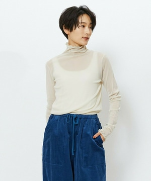 【feerique】【Lサイズ】feerique ソフトチュールストレッチインナー 詳細画像 オフホワイト 2