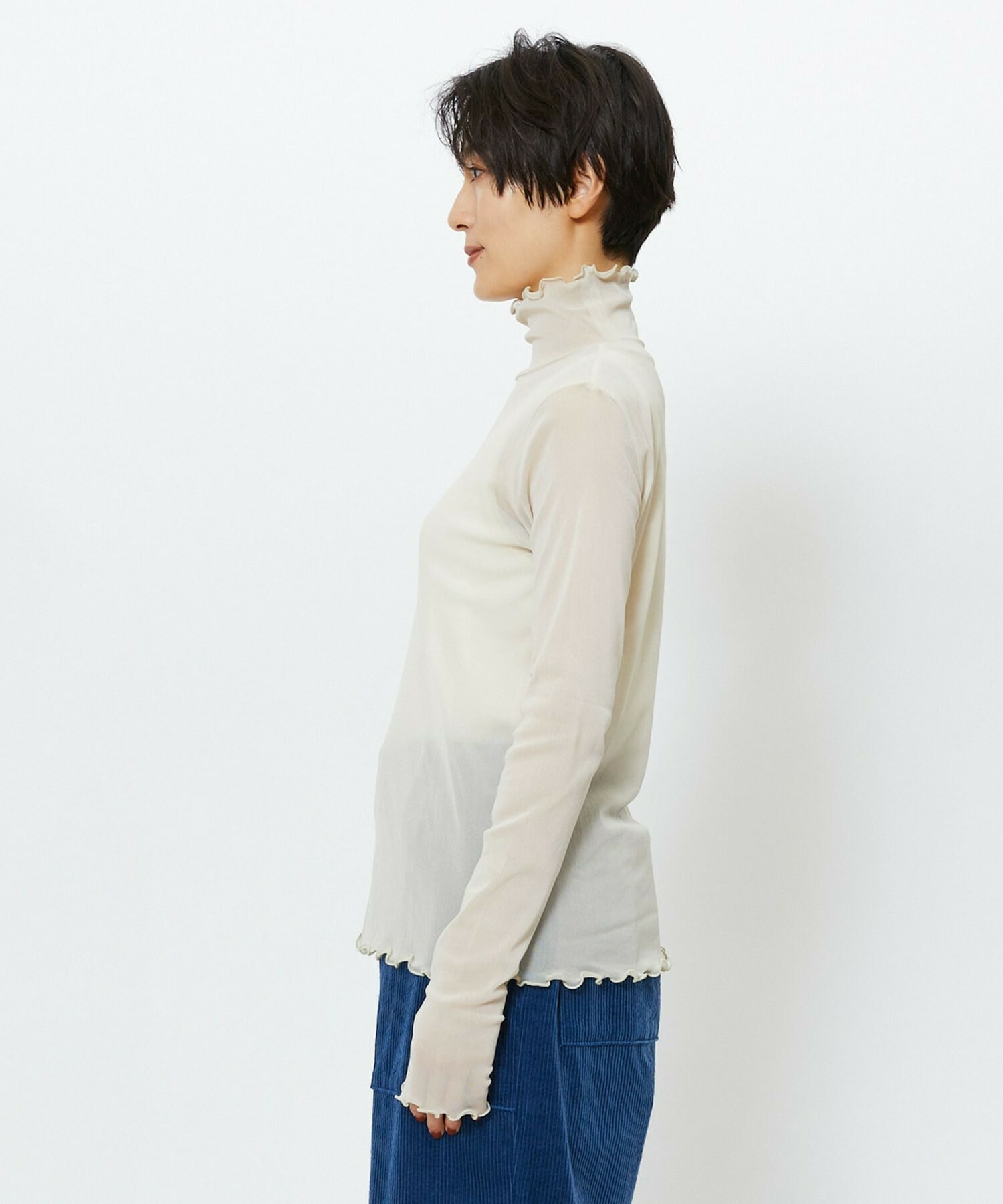 【feerique】【Lサイズ】feerique ソフトチュールストレッチインナー 詳細画像 オフホワイト 27