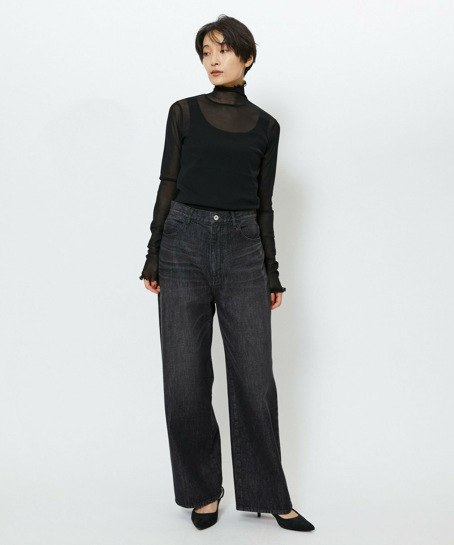 【feerique】【Lサイズ】feerique ソフトチュールストレッチインナー 詳細画像 オフホワイト 6