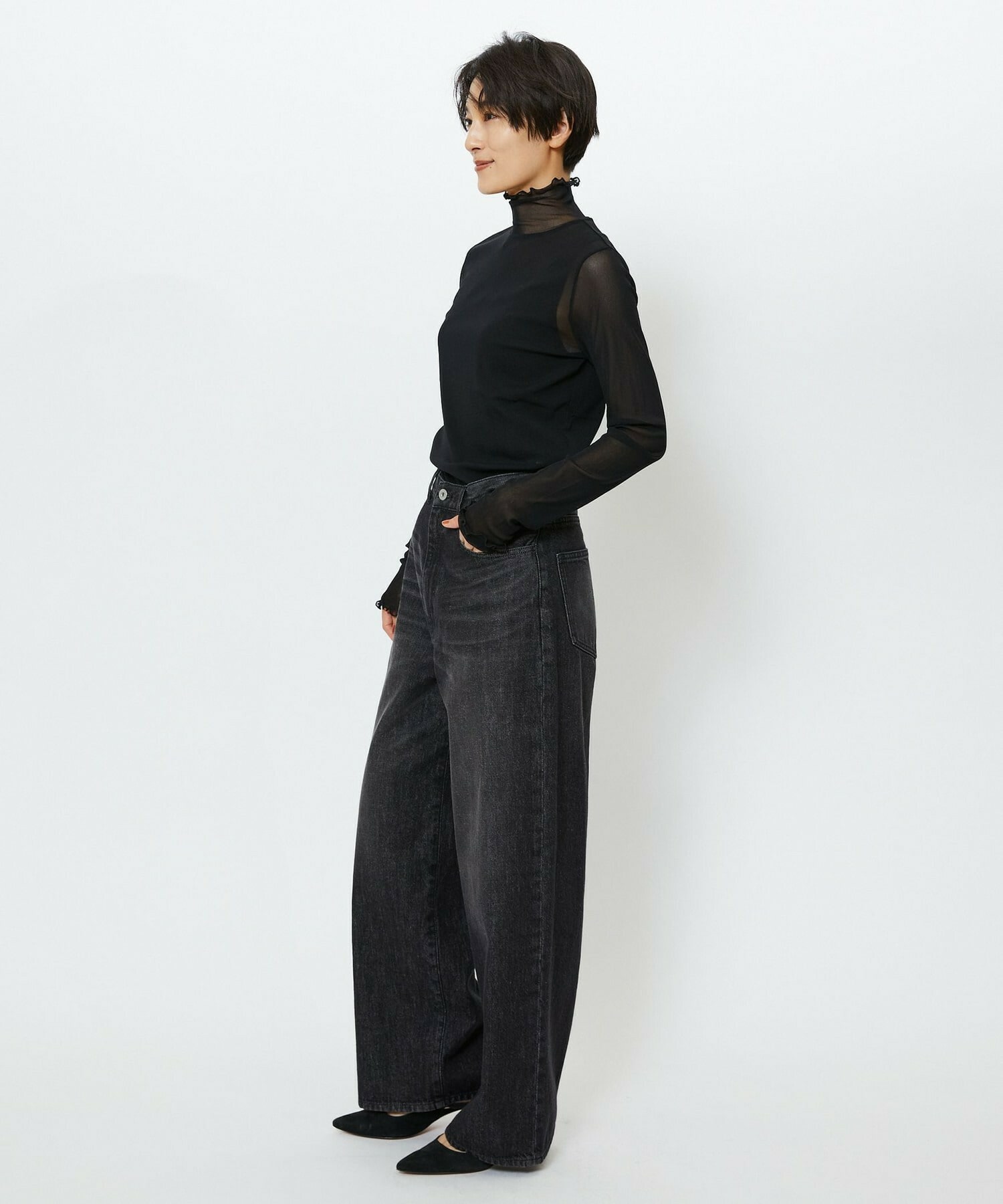 【feerique】【Lサイズ】feerique ソフトチュールストレッチインナー 詳細画像 オフホワイト 7