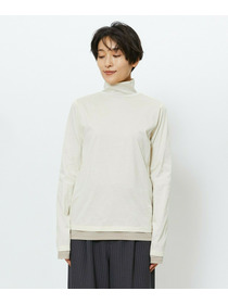 【feerique】【Lサイズ】feerique シアー天竺配色ハイネックプルオーバー 詳細画像 ブラック系その他 24