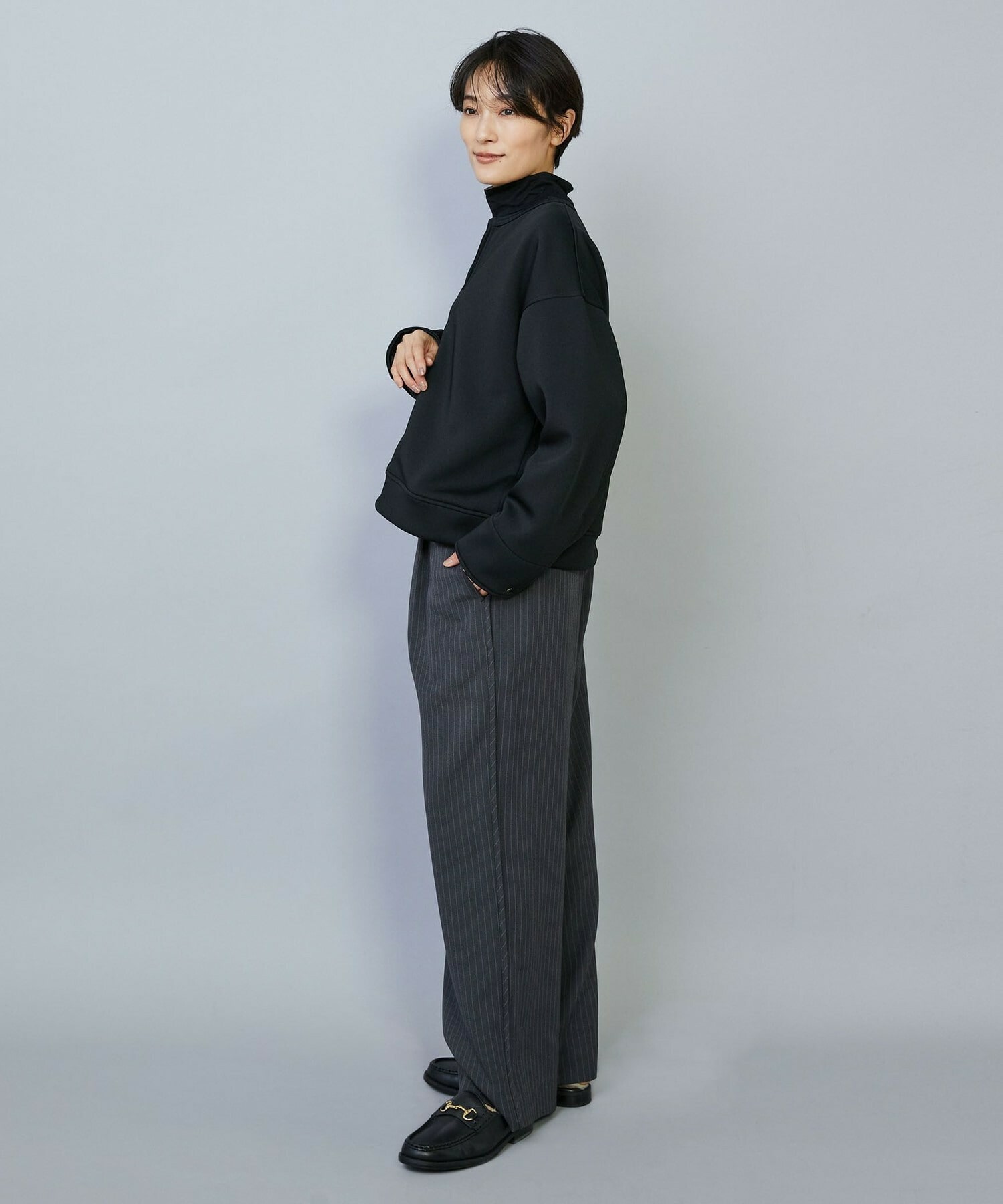 【feerique】【Lサイズ】feerique スキューバダンボールプルオーバー 詳細画像 ブラック 11