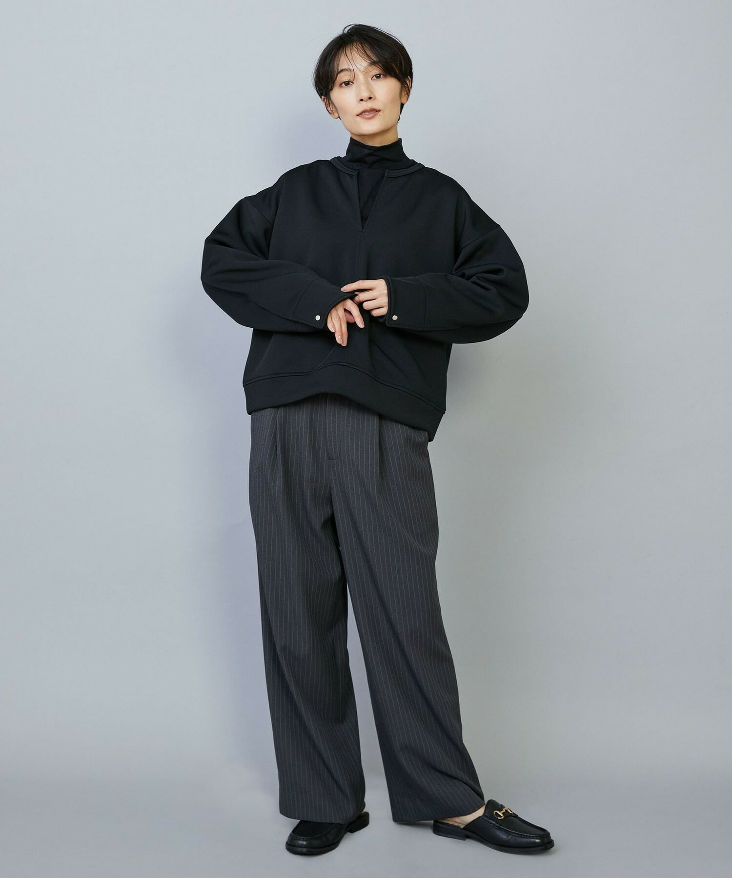 【feerique】【Lサイズ】feerique スキューバダンボールプルオーバー 詳細画像 ブラック 18