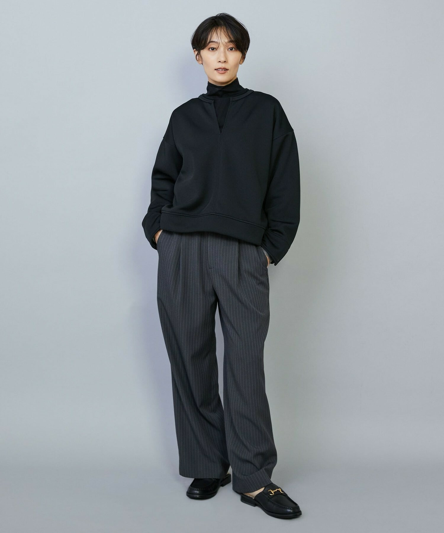 【feerique】【Lサイズ】feerique スキューバダンボールプルオーバー 詳細画像 ブラック 6