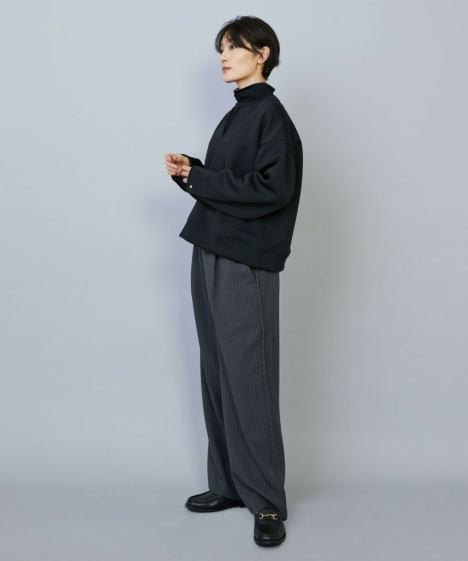 【feerique】【Lサイズ】feerique スキューバダンボールプルオーバー 詳細画像 ブラック 9