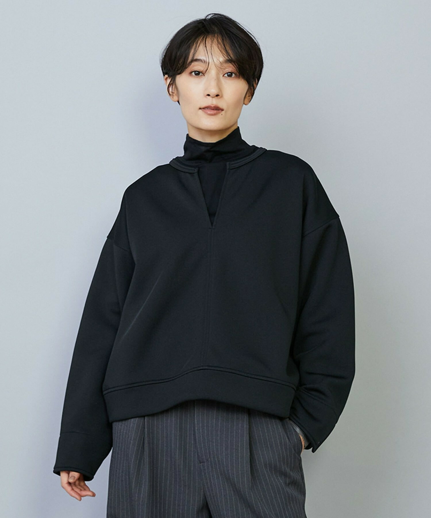 【feerique】【Lサイズ】feerique スキューバダンボールプルオーバー 詳細画像 ブラック 2