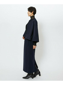 【feerique】【Lサイズ】feerique ウールライクニットツイルコクーンシルエットプルオーバー 詳細画像 チャコールグレー 11