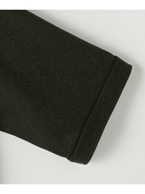 【feerique】【Lサイズ】feerique ウールライクニットツイルコクーンシルエットプルオーバー 詳細画像 チャコールグレー 2