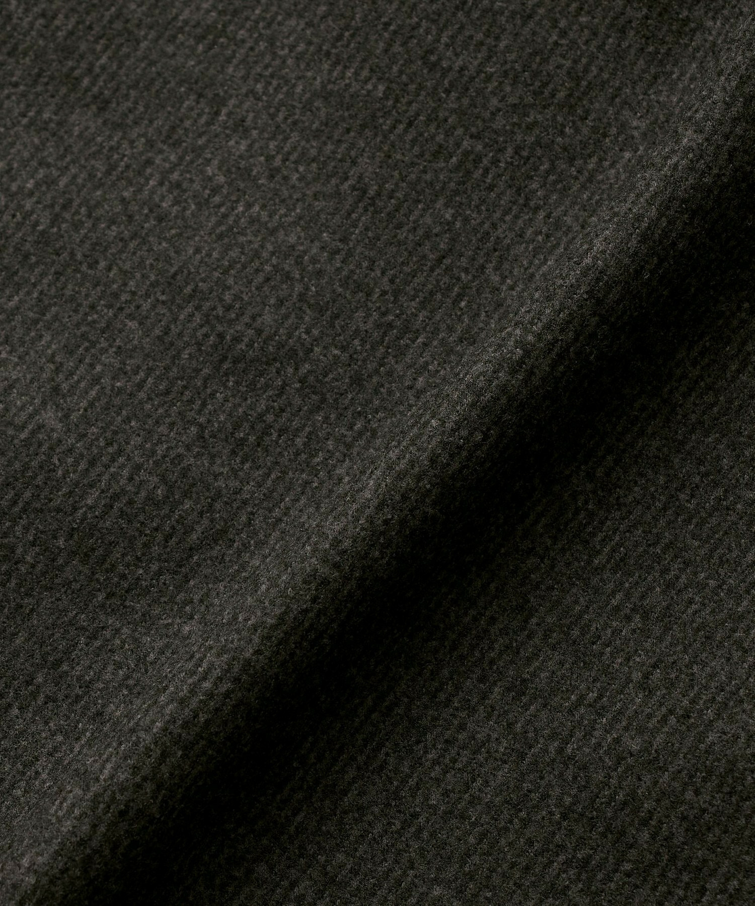 【feerique】【Lサイズ】feerique ウールライクニットツイルコクーンシルエットプルオーバー 詳細画像 チャコールグレー 4