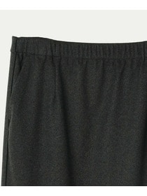 【feerique】【Lサイズ】feerique ウールライクニットツイルパイピングスカート 詳細画像 ネイビー 2