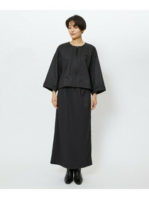 【feerique】【Lサイズ】feerique ウールライクニットツイルパイピングスカート 詳細画像 ネイビー 23