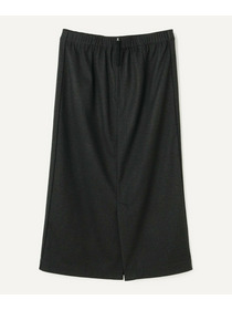 【feerique】【Lサイズ】feerique ウールライクニットツイルパイピングスカート 詳細画像 ネイビー 6