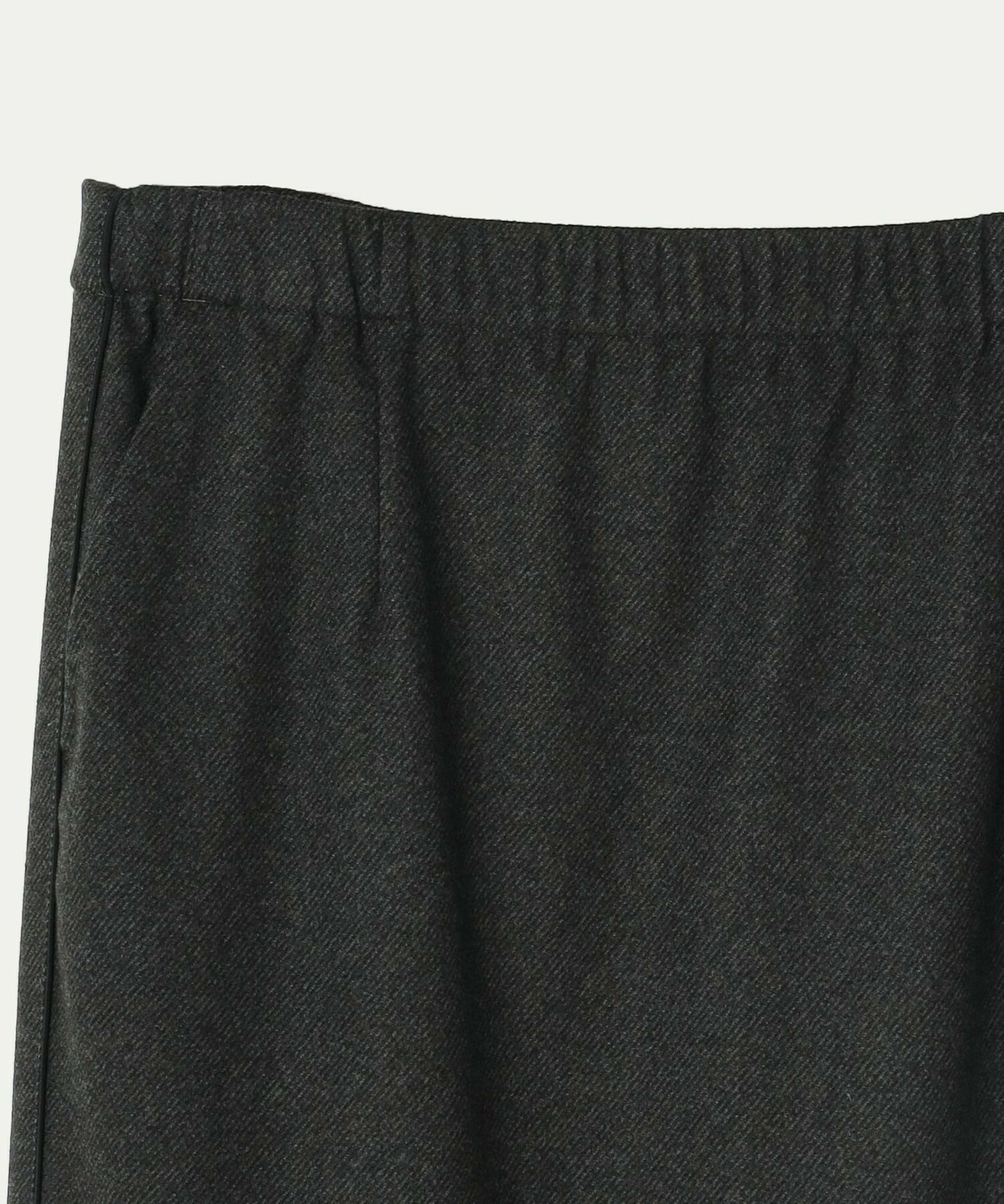 【feerique】【Lサイズ】feerique ウールライクニットツイルパイピングスカート 詳細画像 ネイビー 2