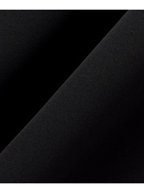 【wb】【Lサイズ】wb バックサテンジョーゼットVネックブラウス 詳細画像 ブラック 7