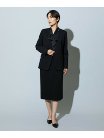 【wb】【Lサイズ】wb ハイゲージポンチノーカラージャケット 詳細画像 ブラック 18