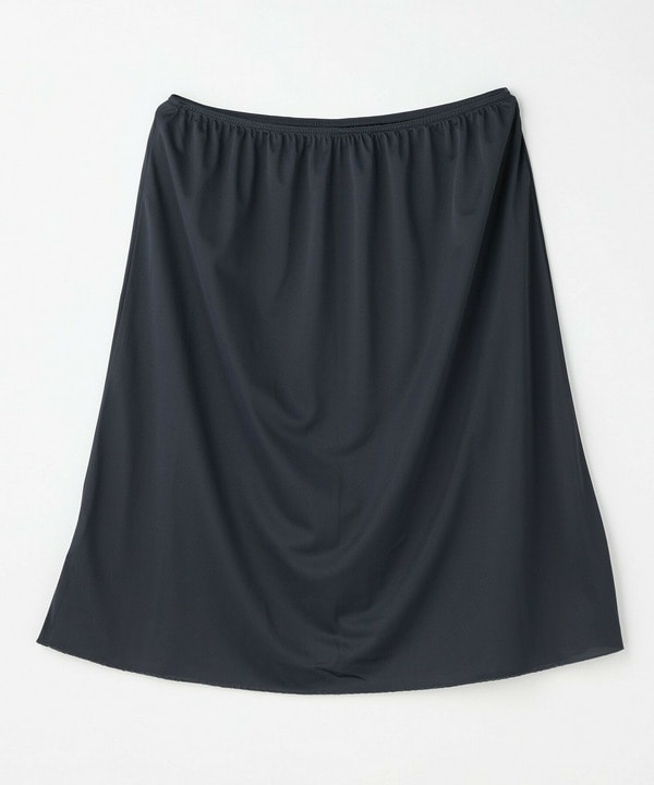 【Lサイズ】スタイリスト戸野塚かおるコラボ チョークストライプストレッチワンピース 詳細画像 ネイビー 2