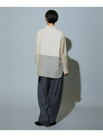 【MOGA】【Lサイズ】スタイリスト戸野塚かおるコラボ ファンクショナルブロードシャツ 詳細画像 ブラック 11