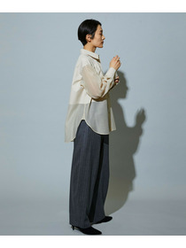 【MOGA】【Lサイズ】スタイリスト戸野塚かおるコラボ ファンクショナルブロードシャツ 詳細画像 ブラック 12