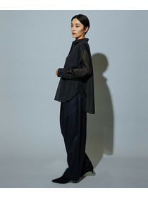 【MOGA】【Lサイズ】スタイリスト戸野塚かおるコラボ ファンクショナルブロードシャツ 詳細画像 ブラック 16