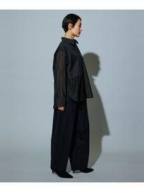 【MOGA】【Lサイズ】スタイリスト戸野塚かおるコラボ ファンクショナルブロードシャツ 詳細画像 ブラック 19