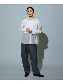 【MOGA】【Lサイズ】スタイリスト戸野塚かおるコラボ ファンクショナルブロードシャツ 詳細画像 ブラック 20