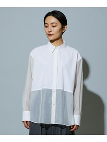 【MOGA】【Lサイズ】スタイリスト戸野塚かおるコラボ ファンクショナルブロードシャツ 詳細画像 ブラック 24