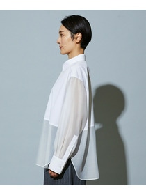 【MOGA】【Lサイズ】スタイリスト戸野塚かおるコラボ ファンクショナルブロードシャツ 詳細画像 ブラック 25