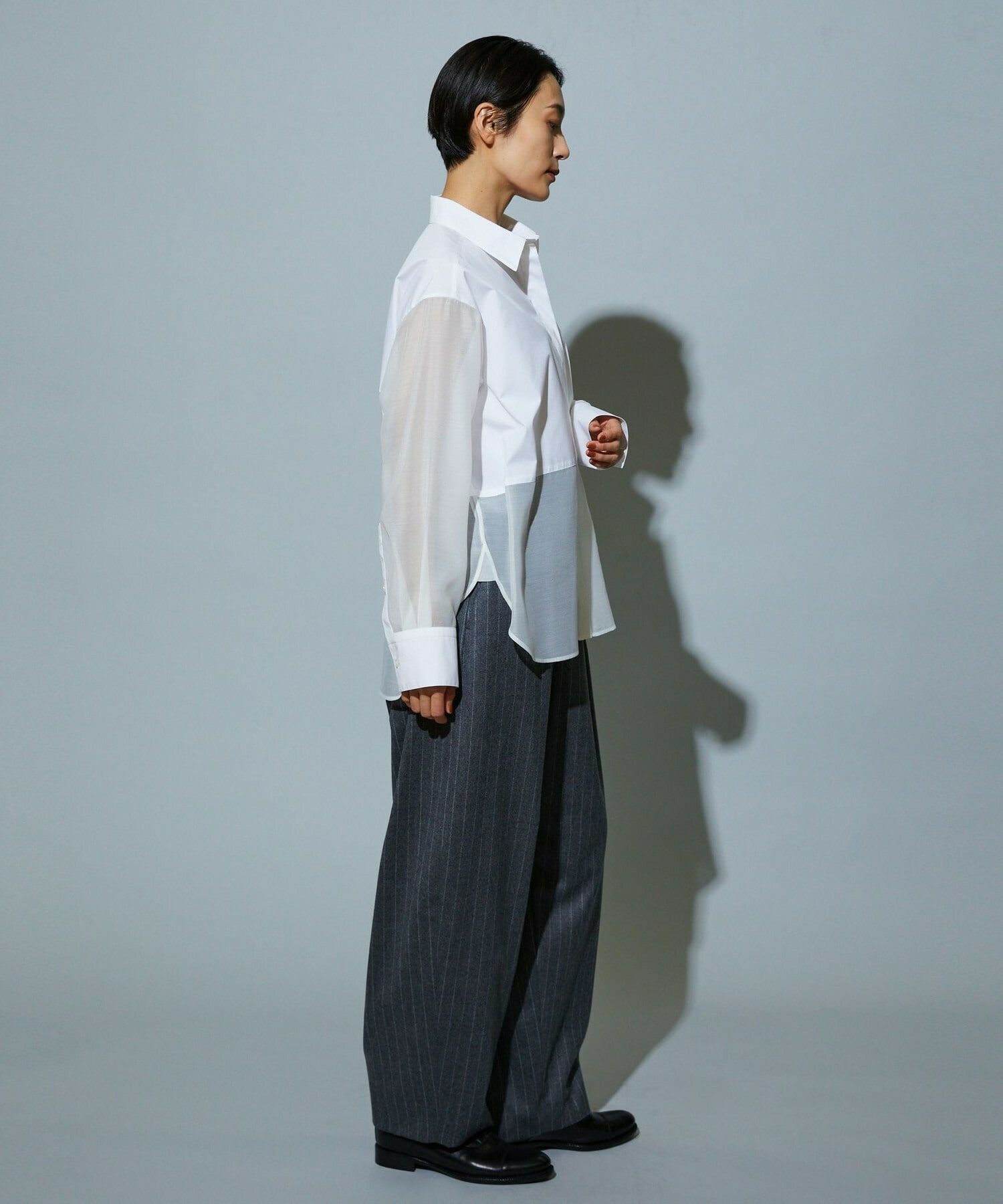 【MOGA】【Lサイズ】スタイリスト戸野塚かおるコラボ ファンクショナルブロードシャツ 詳細画像 ブラック 23