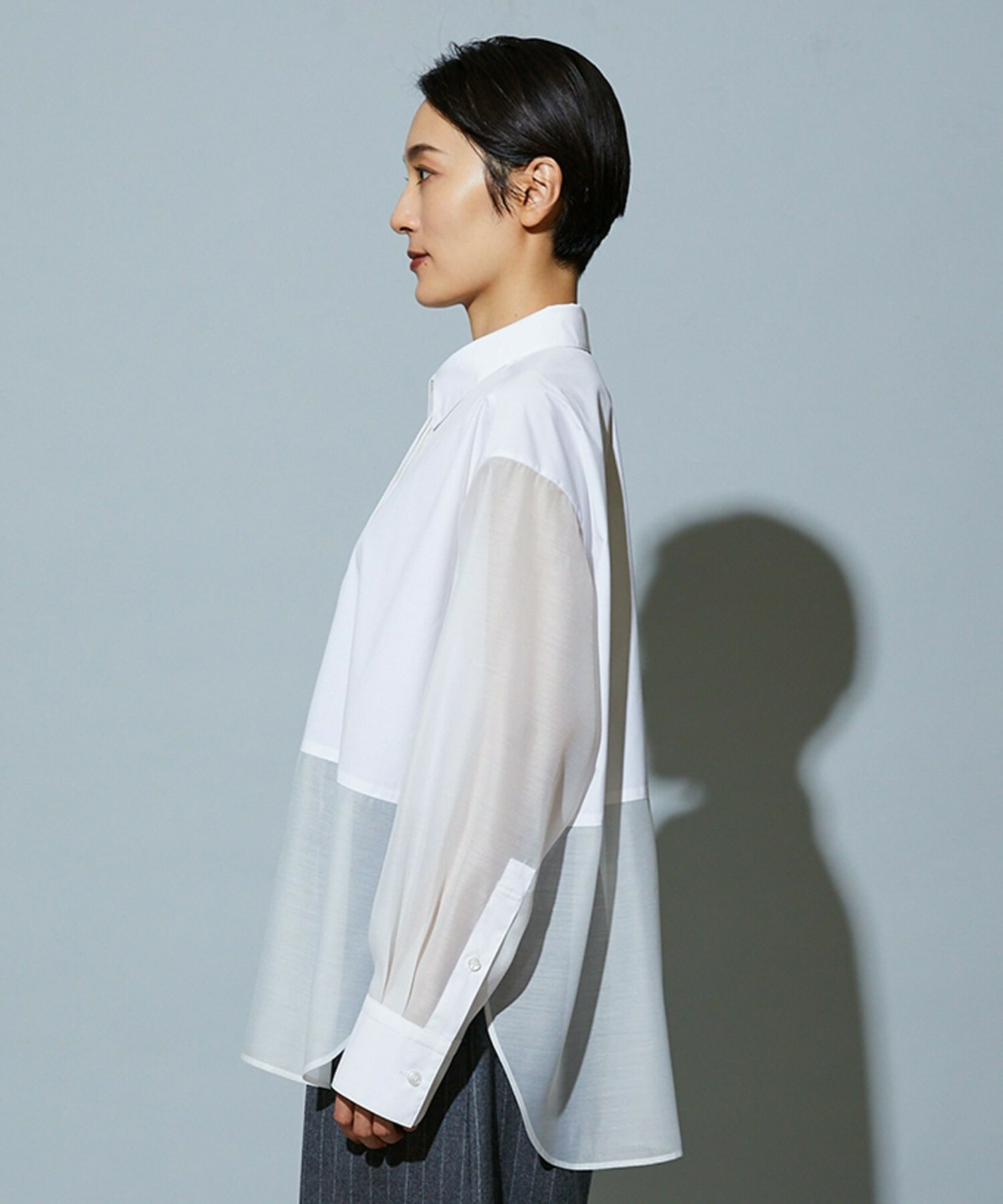 【MOGA】【Lサイズ】スタイリスト戸野塚かおるコラボ ファンクショナルブロードシャツ 詳細画像 ブラック 25