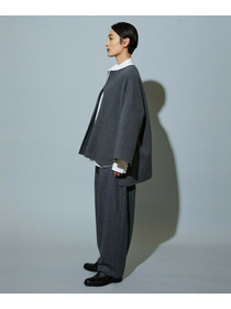 【MOGA】【Lサイズ】スタイリスト戸野塚かおるコラボ メルトンハーフコート 詳細画像 ブラウン 10