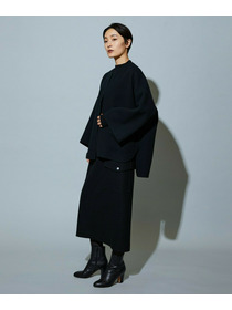 【MOGA】【Lサイズ】スタイリスト戸野塚かおるコラボ メルトンハーフコート 詳細画像 ブラウン 22